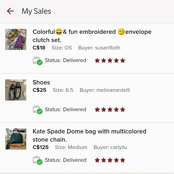 Happy poshers reviews wohoo!!! - Picture 1 of 1